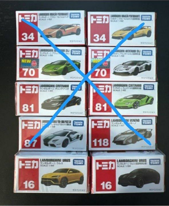 Tomica cars top
