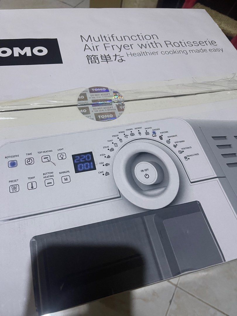 Tomo Multifunction Air Fryer with Rotisserie, TV & Home Appliances
