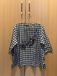 top atasan black hitam