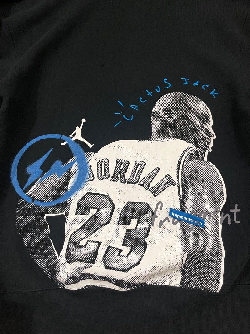 travis scott x fragment x jordan tee