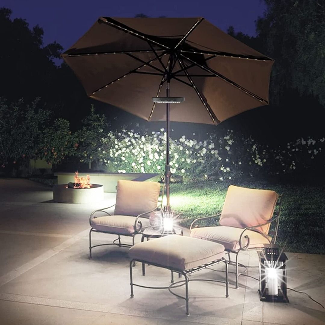 Umbrella Light, 3 Lighting Modes Cordless 28 LED Lights, Rechargeable  Battery Operated Umbrella Pole Light for Patio Umbrellas Camping Tents and  Other Outdoor Use, Mobile Phones u0026 Gadgets, Other Gadgets on Carousell
