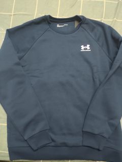 Under armour 大學T 深藍 L碼 全新