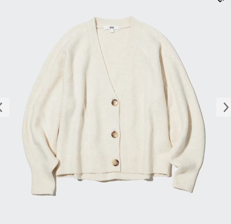 White light cardigan hotsell