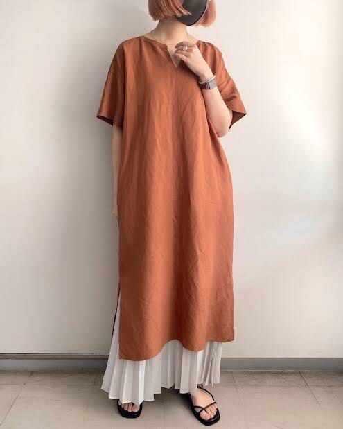 Linen Dresses with Buttons