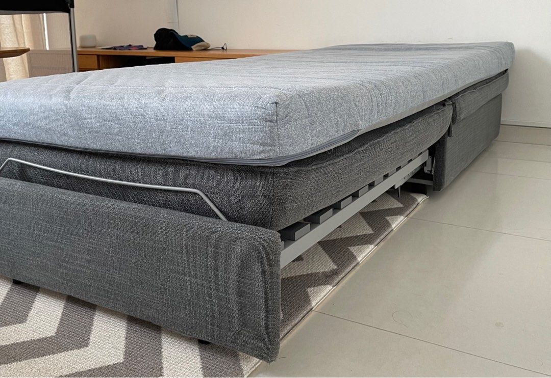 Vallentuna sofa bed, Furniture & Home Living, Furniture, Sofas on Carousell