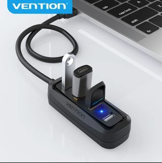 Vention USB 2.0 4 Ports Portable OTG HUB 480Mbps (Item Code 403)