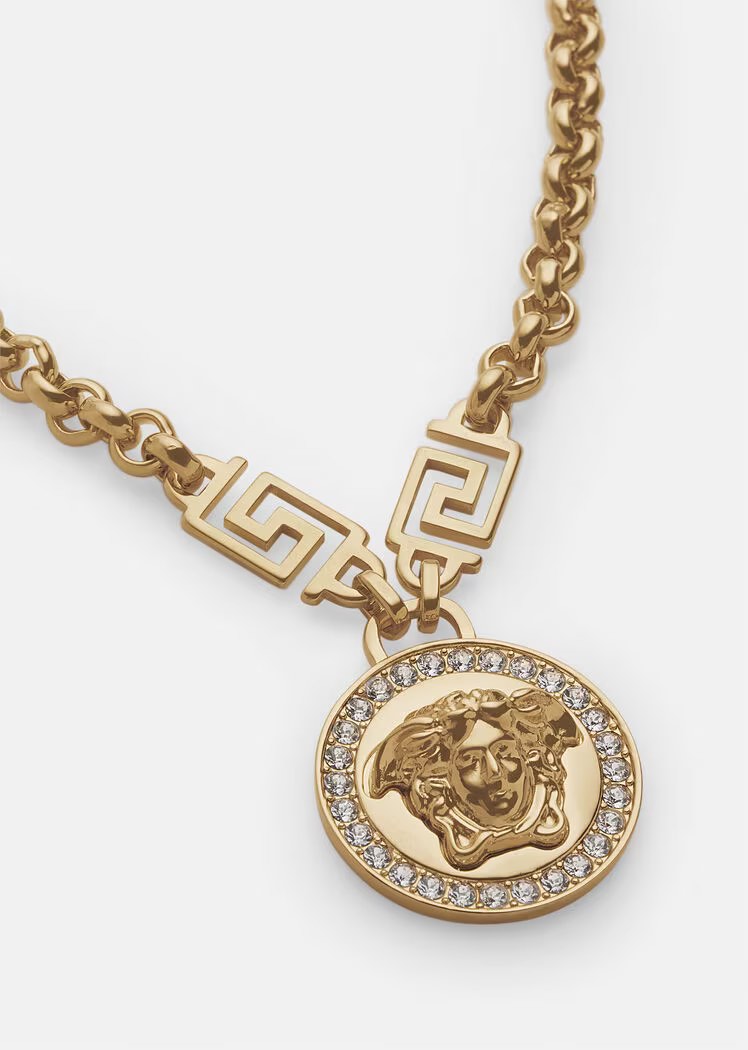 Medusa gold chain outlet