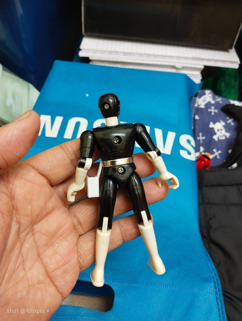 FIGURINES VINTAGE BANDAI 1997 Mighty Morphin Power Rangers Noir 13 cm