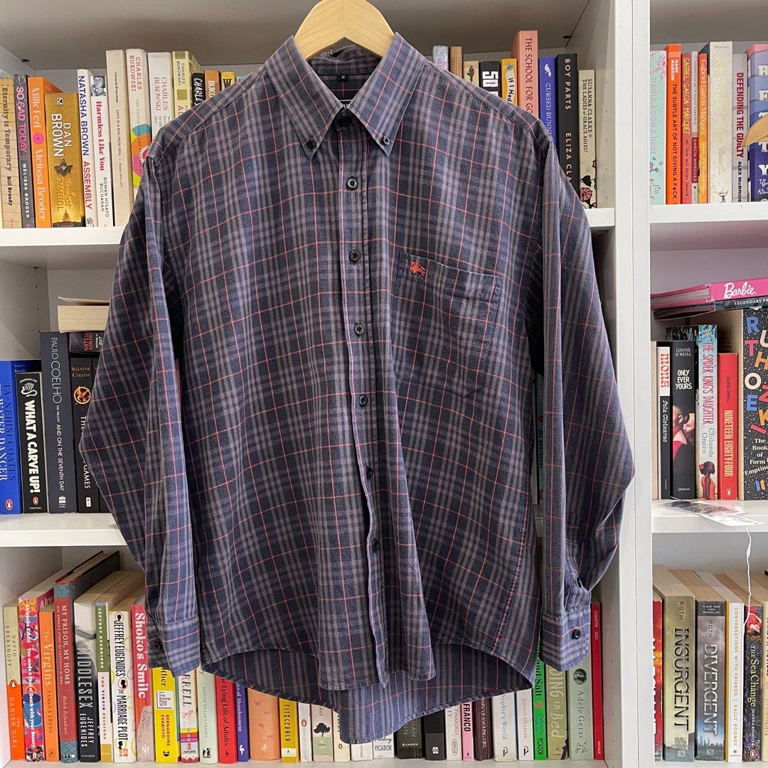 Vintage Burberry London Checkered Shirt, Men's Fashion, Tops & Sets, Formal  Shirts on Carousell