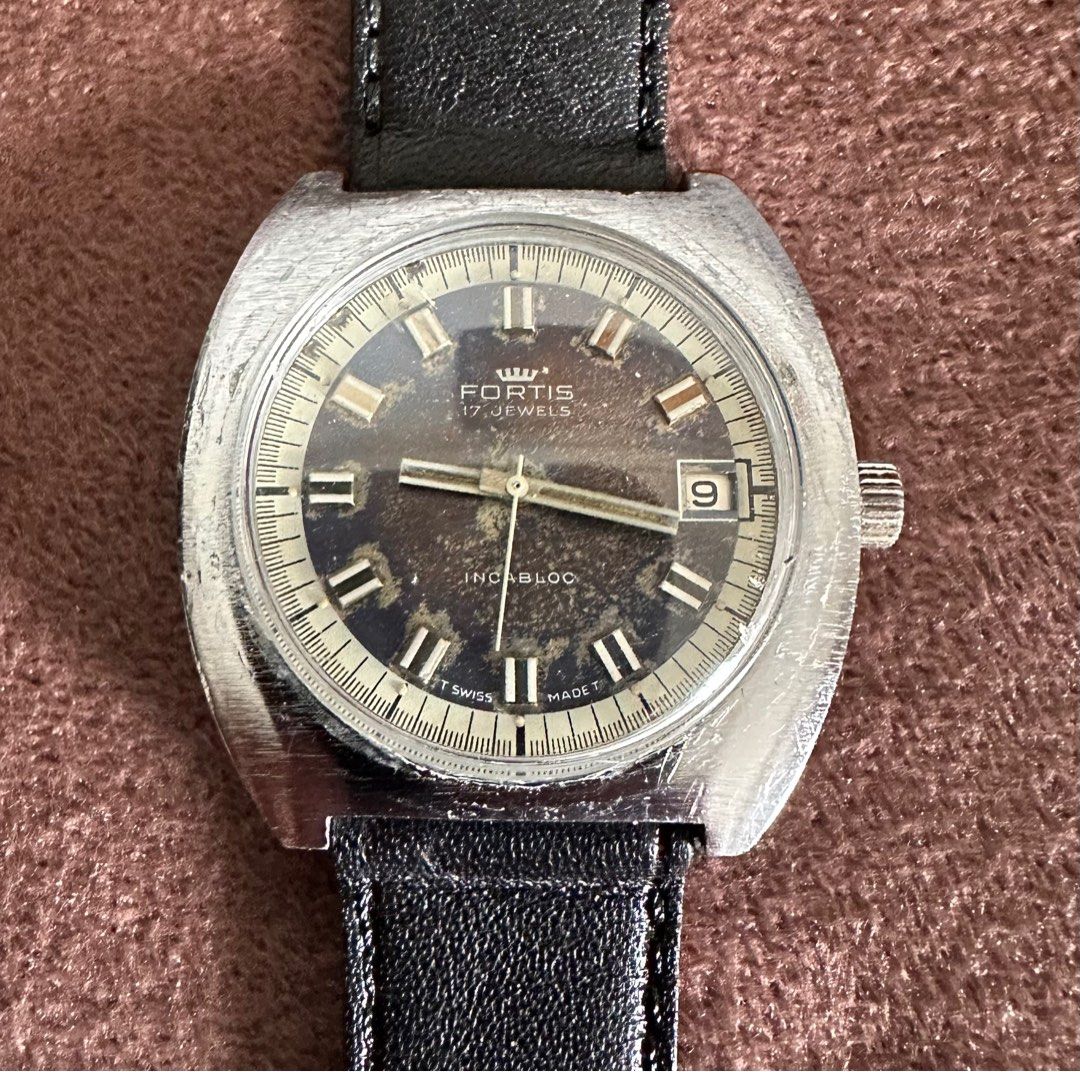 Vintage FORTIS incabloc, Luxury, Watches on Carousell
