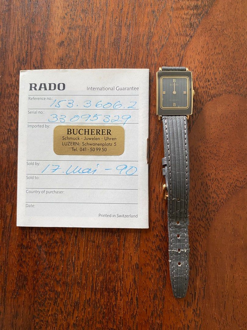Vintage Rado Quartz Watch