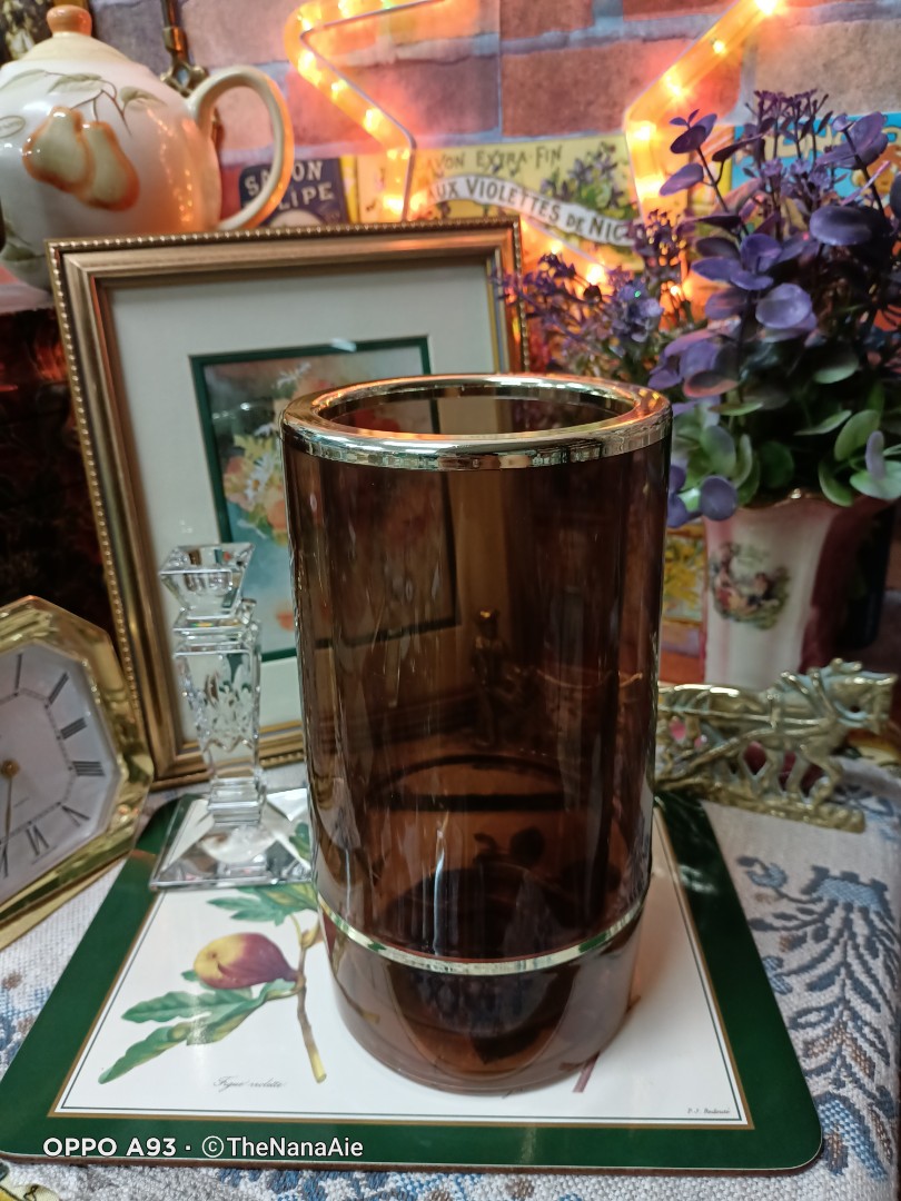 Vintage Spong Vinicool Acrylic Stay Cool No Ice Wine Cooler Made in