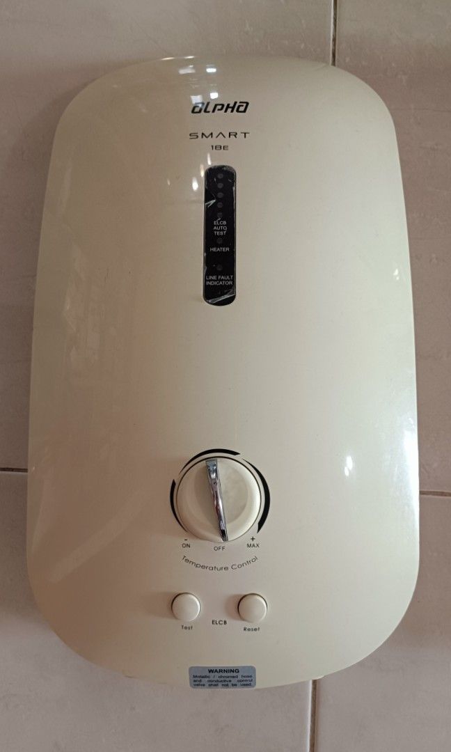 Water Heater Alpha Smart 18e, TV & Home Appliances, Water Heater