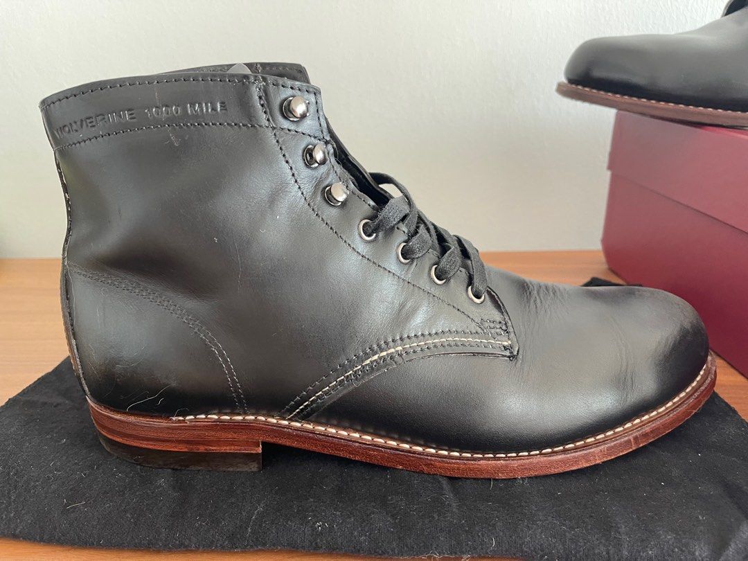 Wolverine 1000 Plain toe classic WO5300 Size 10.5D US 9.5 UK 43.5