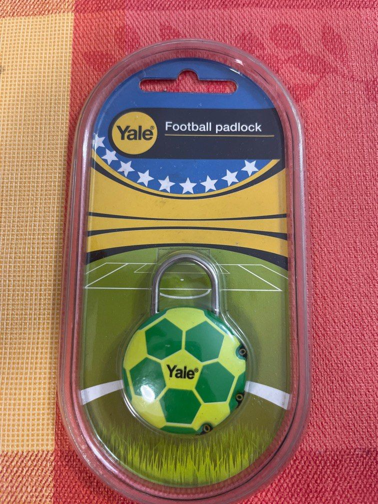 Yale football padlock, Furniture & Home Living, Security & Locks, Locks