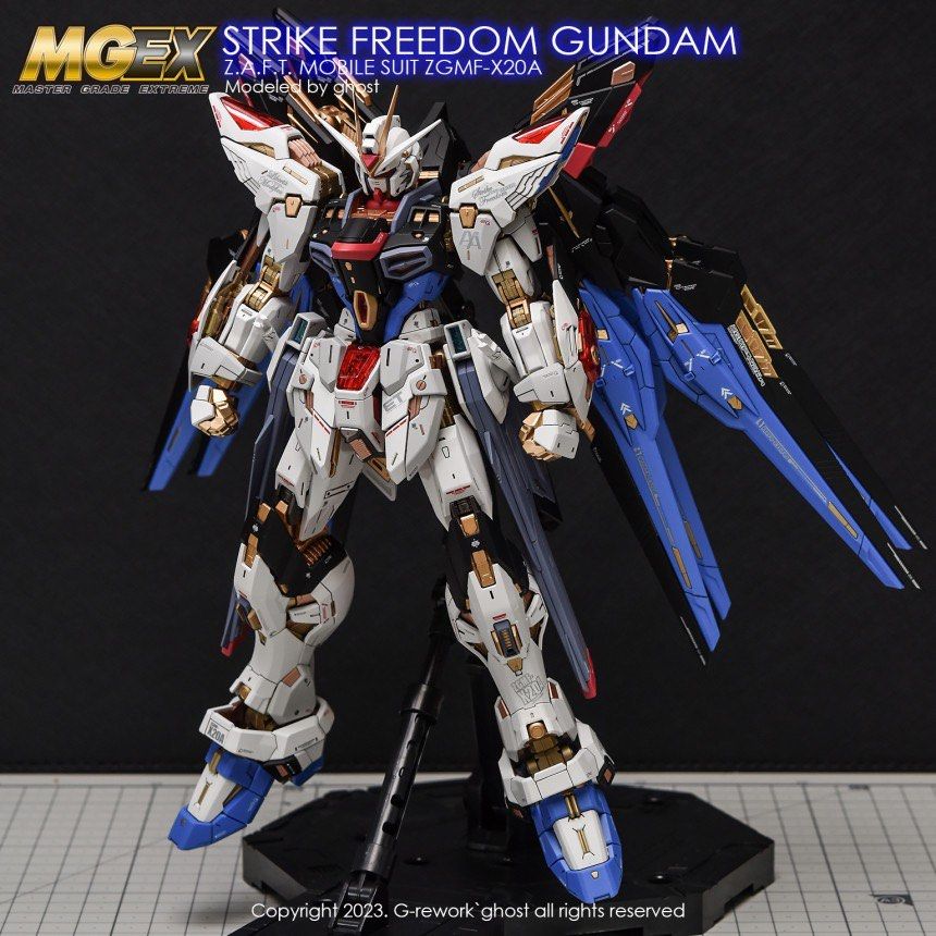 [Yan] MGEX Strike Freedom Gundam (G Rework Ver.) Ghost Custom ...