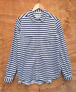 Zara Basic Stripe Top Blouse Shirt