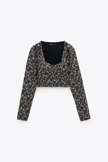 Zara Floral Print Top
