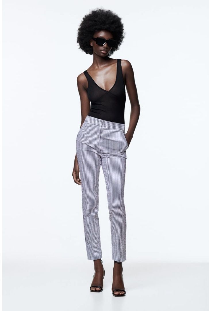 Zara jogger waist pants best sale