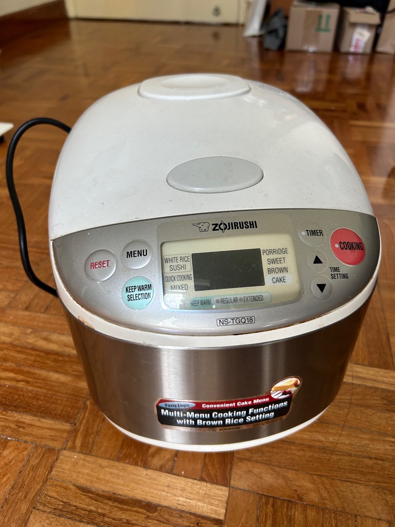 Zojirushi rice cooker NSTGQ18, TV & Home Appliances, Kitchen