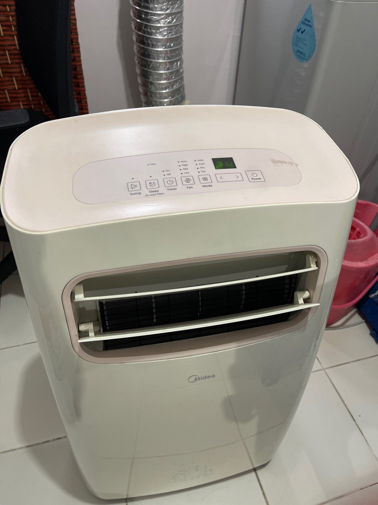 12k BTU portable aircon, TV & Home Appliances, Air Conditioners & Heating on Carousell