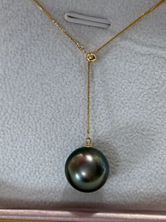 G18K Solid Gold with pearl nacklace (can customise) Collection item 3