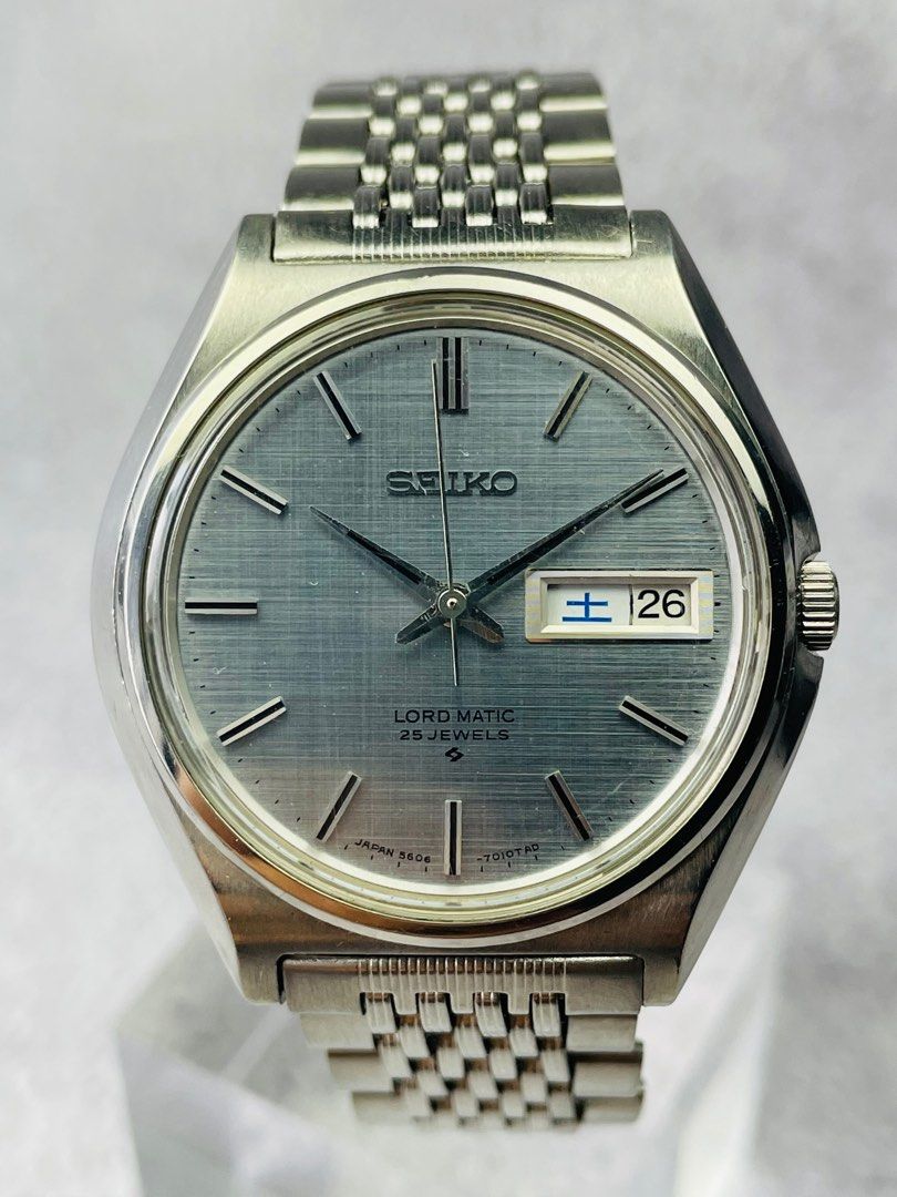 211191) Seiko Lordmatic Vintage Men's Auto Watch Ref 5606-7010 Circa 1978,  Men's Fashion, Watches & Accessories, Watches on Carousell