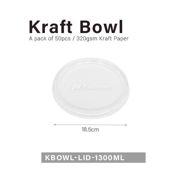 Kraft Salad Bowl 50 Pcs 320 GSM Set of 1