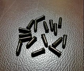 8 X Cable end Ferrules Alloy "Black"