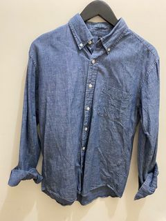 無印良品牛仔襯衫👕