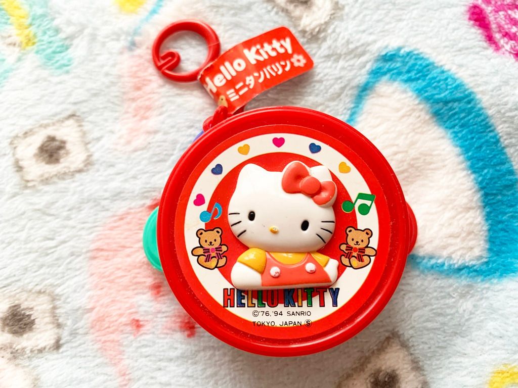 日本版- Sanrio 1994年Hello Kitty 絕版迷你樂器造型玩具系列