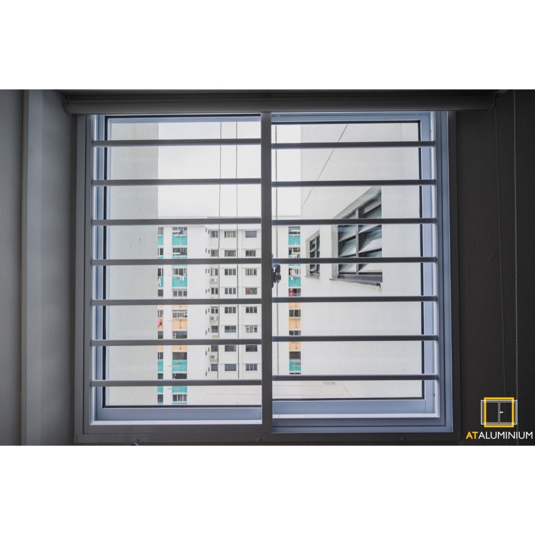 [ HARI RAYA PROMO ] Aluminium Sliding Windows with Grilles | HDB Resale ...