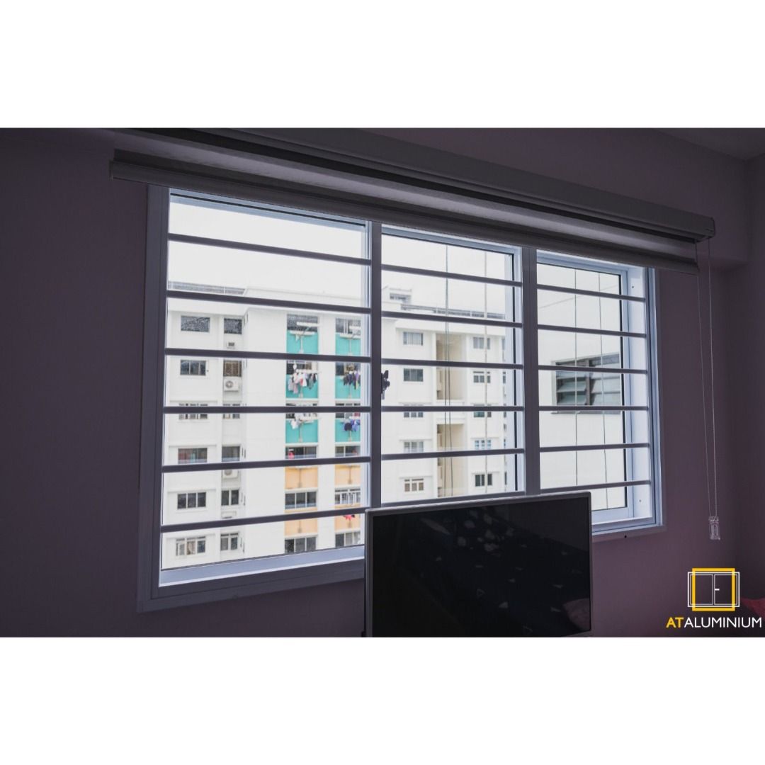 [ HARI RAYA PROMO ] Aluminium Sliding Windows with Grilles | HDB Resale ...