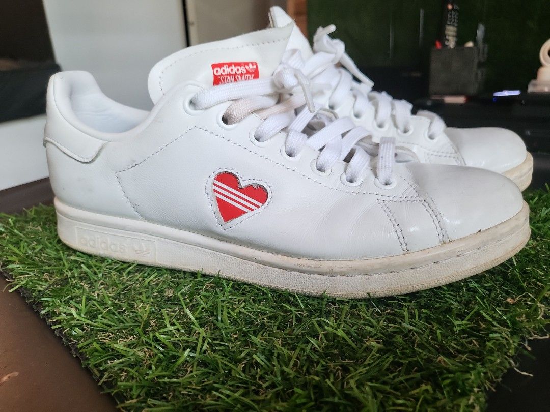 Adidas Stan Smith Valentines edition Women s Fashion Footwear Sneakers on Carousell