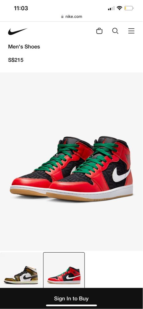 Red white sales black ones