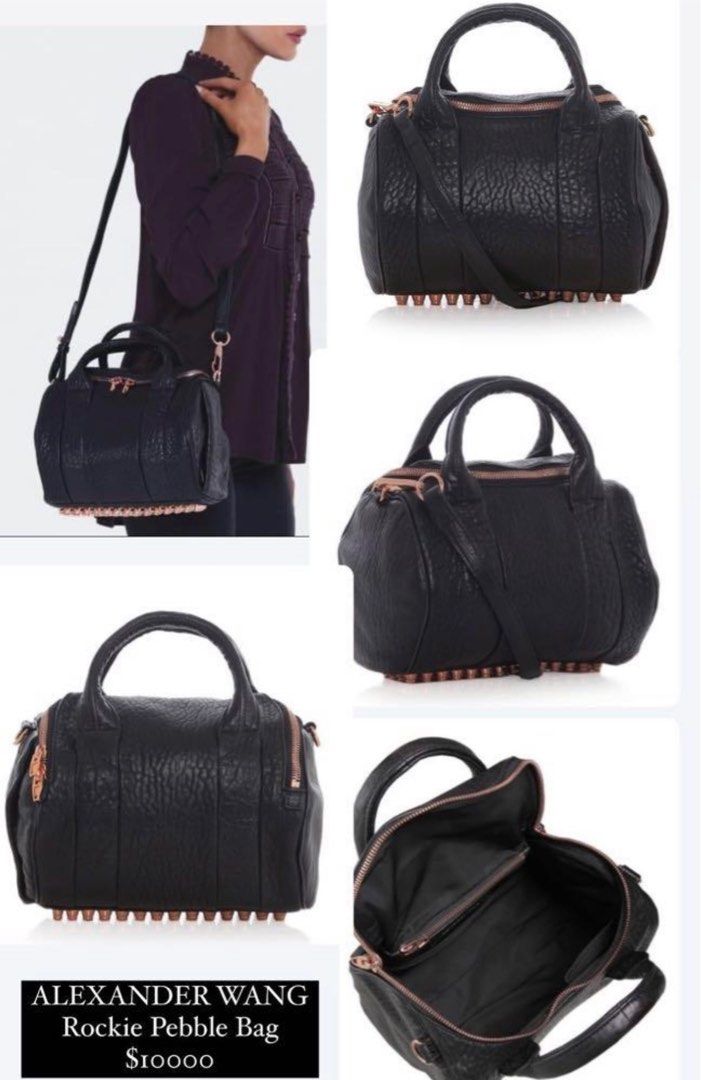 Alexander wang rockie pebbled store bag