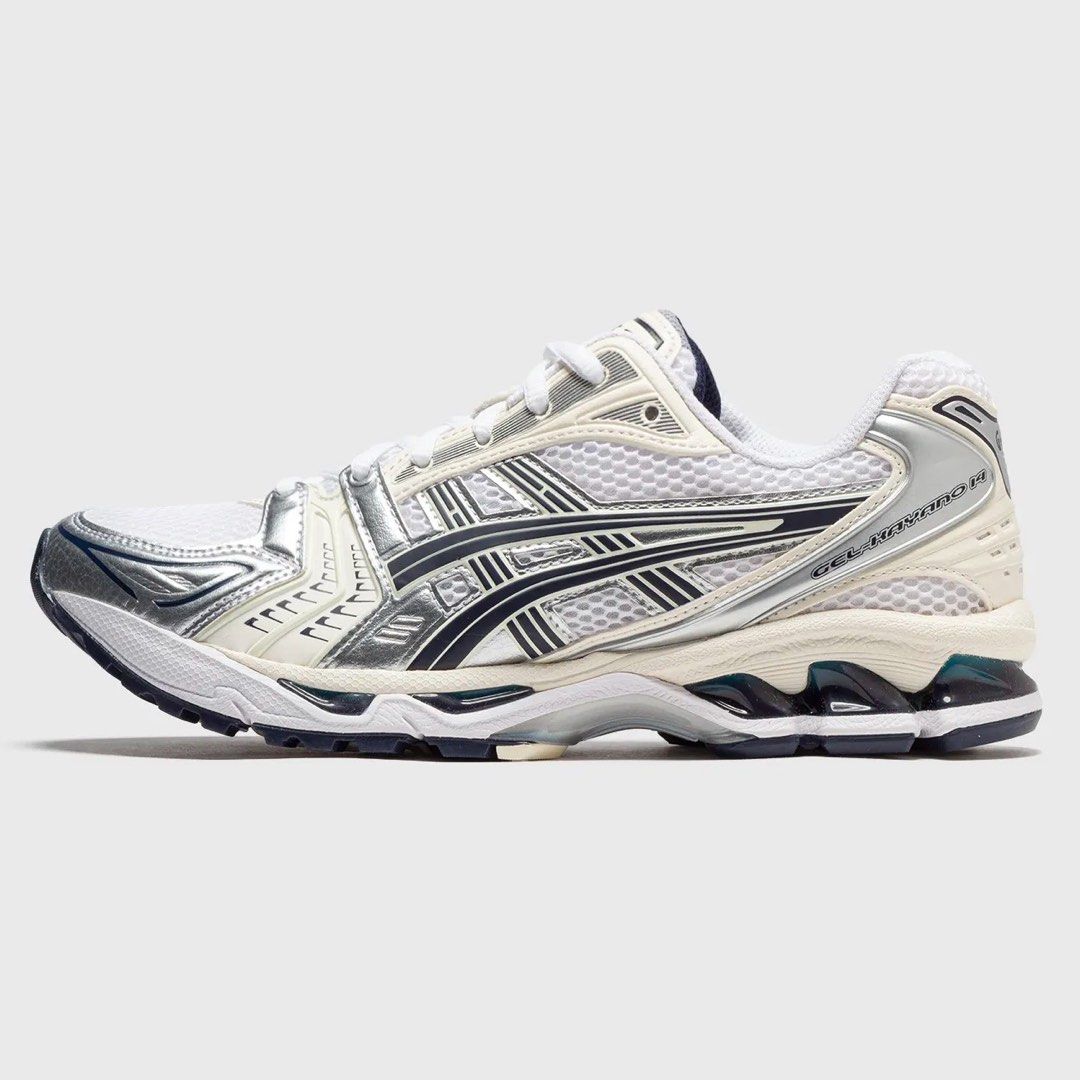 Asics Gel-Kayano 14 White Midnight Wmns JJJJound Silver, 女裝, 鞋