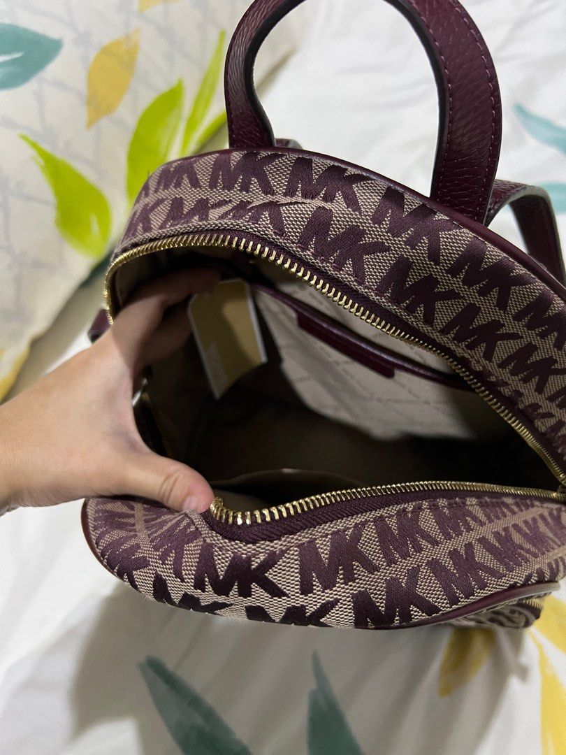 Michael kors new arrivals oxblood backpack