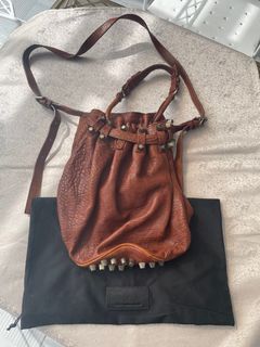 Authentic Preloved ALEXANDER WANG  Studded Diego Bucket Bag