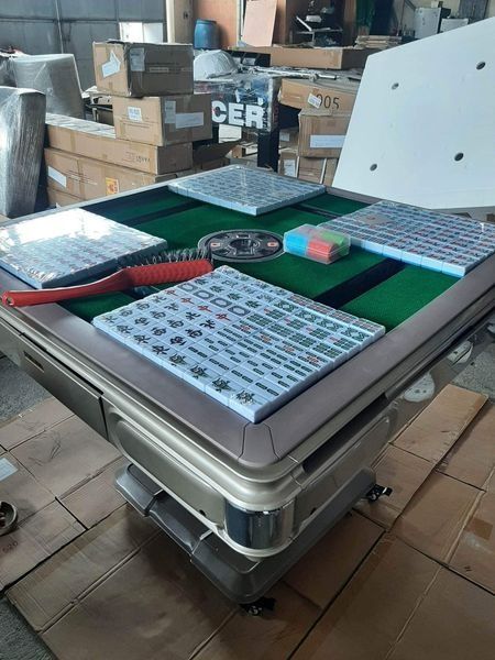 Automatic Mahjong Table with tiles and etc. (Category: Other Sports Equipment and Supplies) located in San Pablo. Submitted by rbreyessportstrading (Listing ID 1218263673, Image 2). Description: The Automatic Mahjong Table is the perfect table for you to gather your friends and family for the weekend. Furthermore, it can be folded for easy storage! The table is pre-assembled by our delivery personnel. The Auto-table can be folded automatically by
