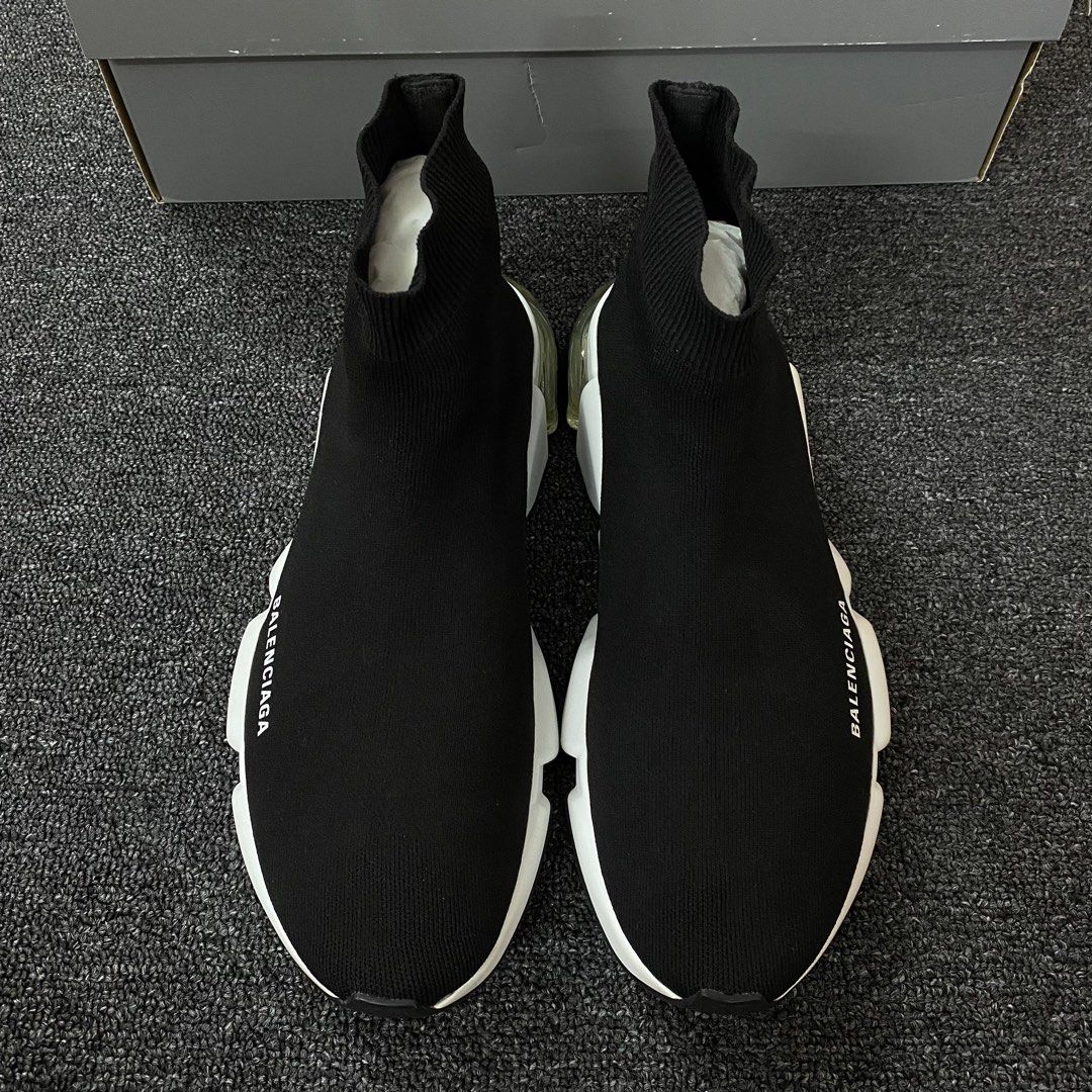 Balenciaga Speed Clear Sole Sneakers in Black for Men  Lyst