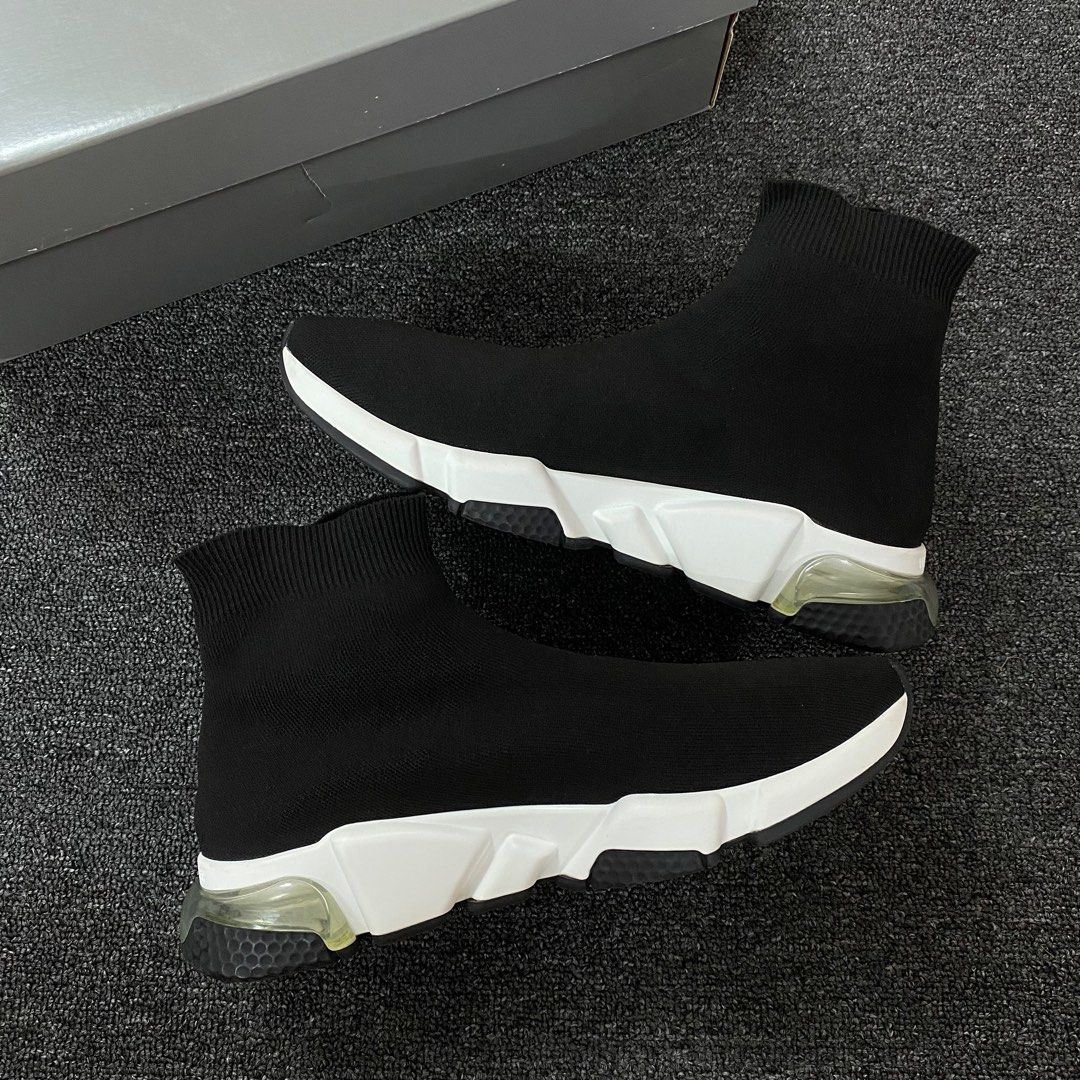 Balenciaga clear sole sale speed trainer