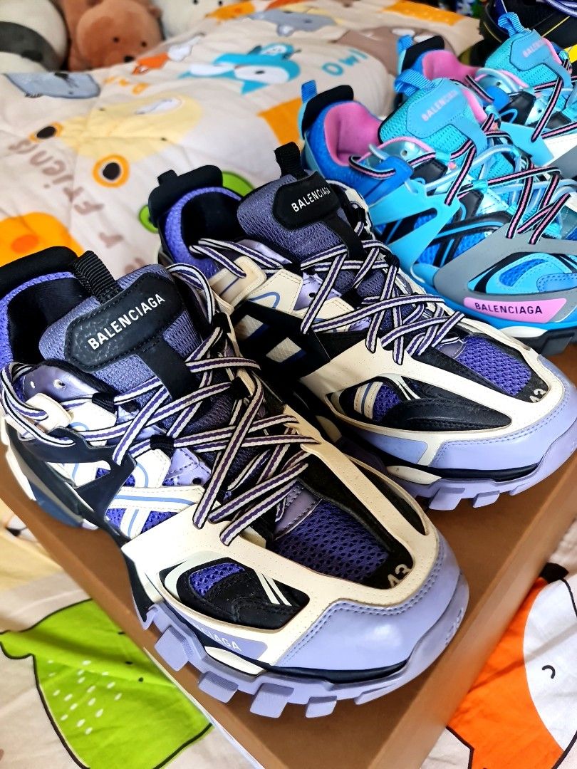 Balenciaga track 2025 trainers purple