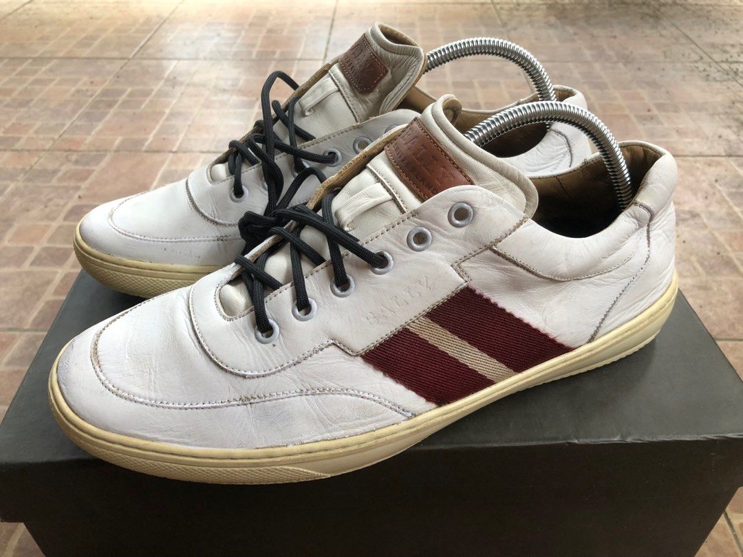 Bally Oriano White Leather Sneakers
