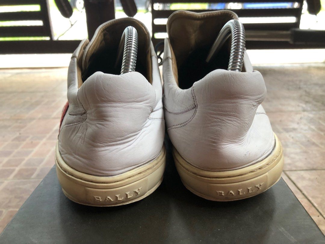 Bally Oriano White Leather Sneakers