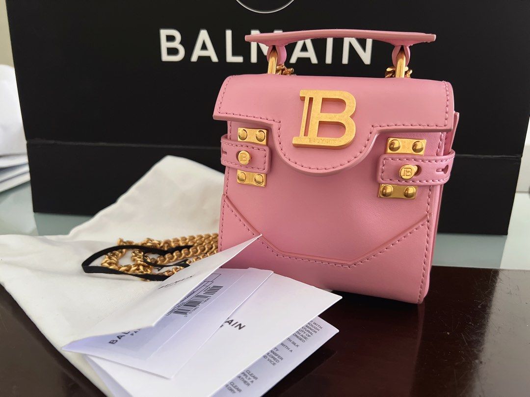 Pink discount balmain bag
