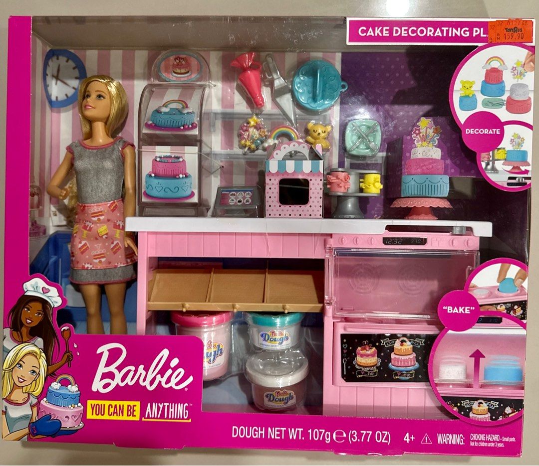 Barbie you can be new arrivals anything cake decorating playset