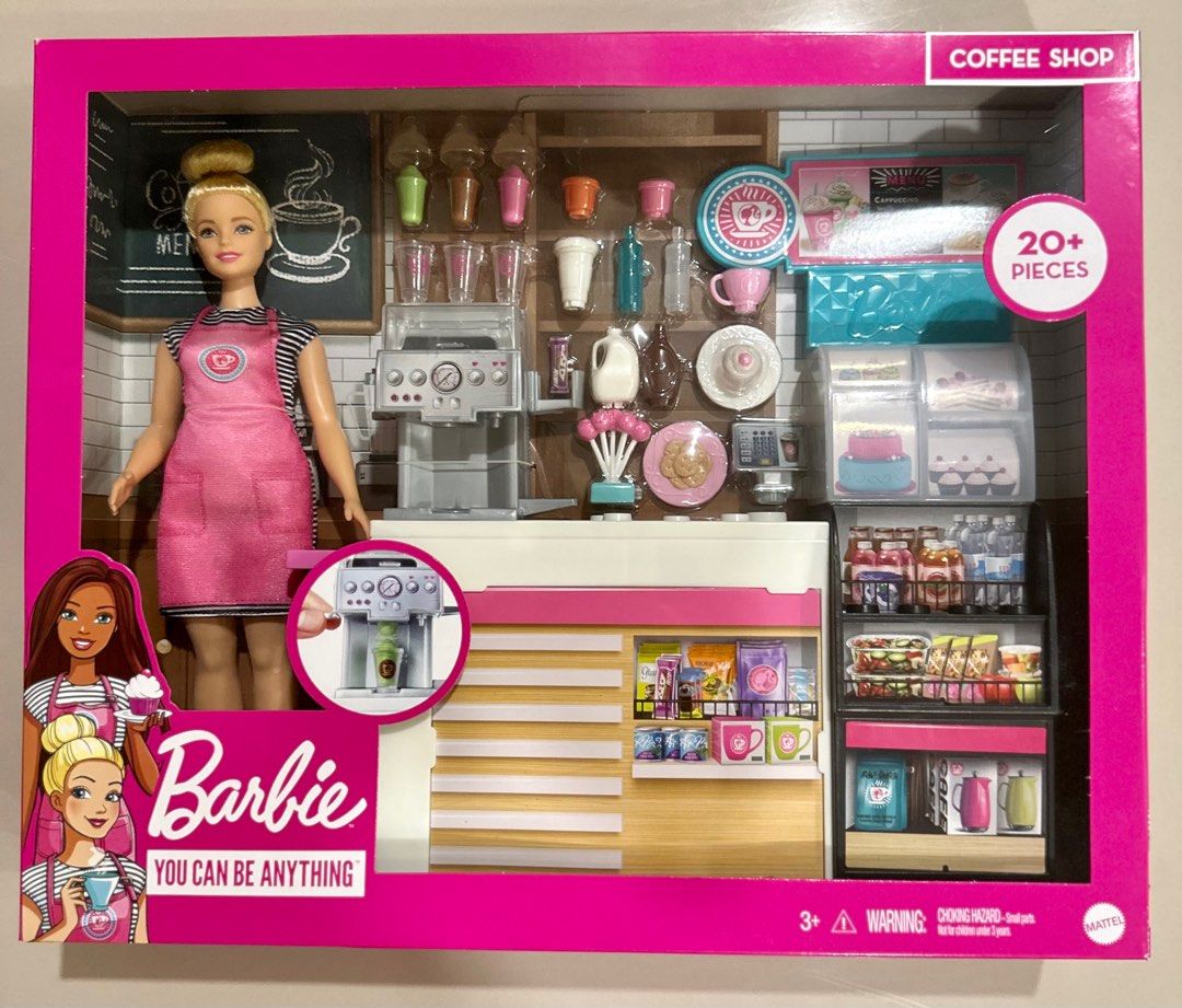 Barbie Coffee Shop Playset, Hobbies & Toys, Toys & Games on Carousell