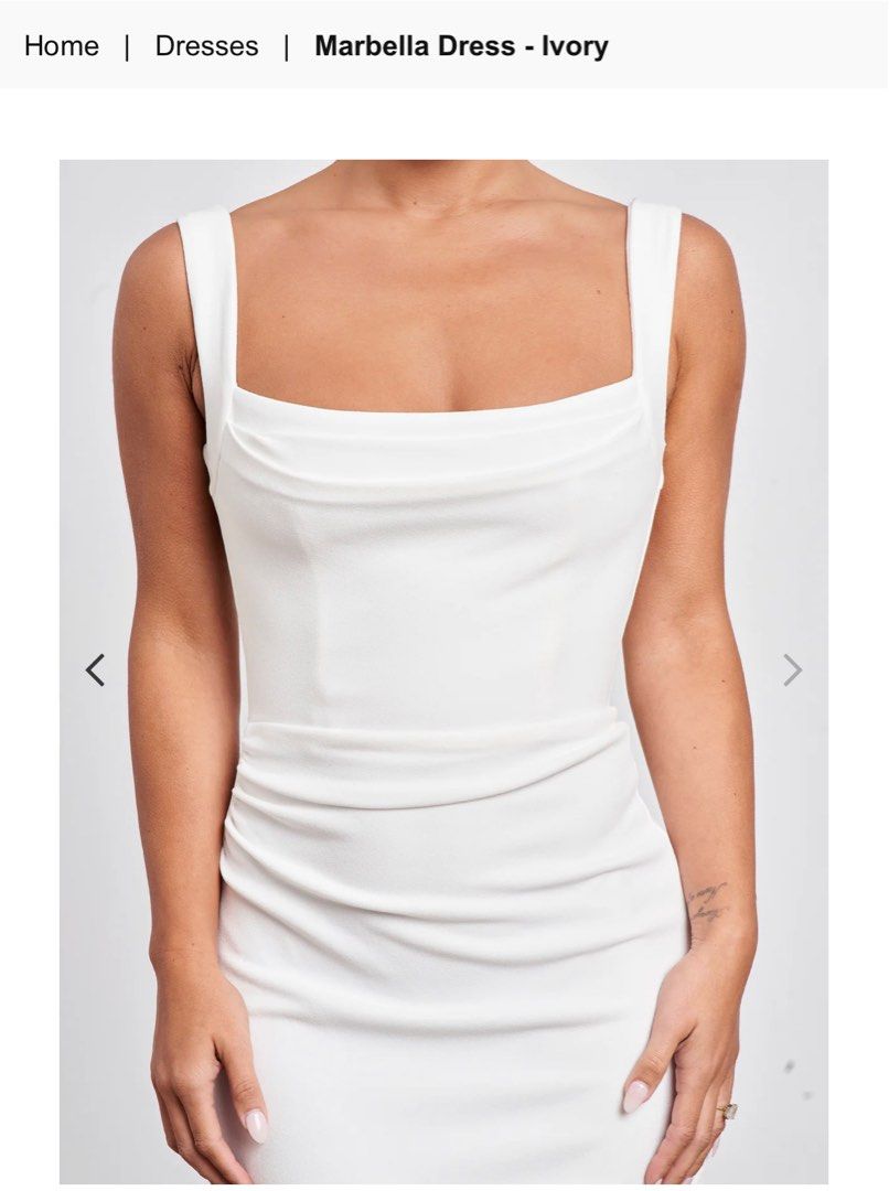 White hotsell dress au