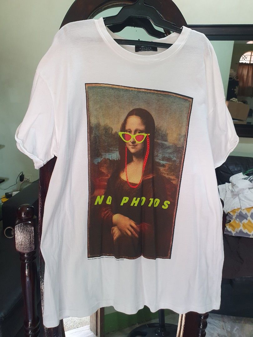 T shirt mona lisa bershka cheap